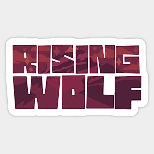 Rising Wolf Sticker